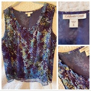 Coldwater Creek Floral Shell